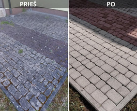 Valymo paslaugos - Trinkelių, fasadų, stogų plovimas/atnaujinimas - 4