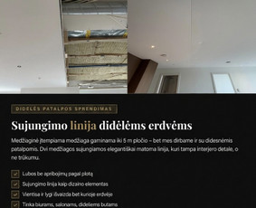 Įtempiamos lubos, montavimas - Kokybi&scaron;kas medžiaginių įtempiamų lubų montavimas - 3