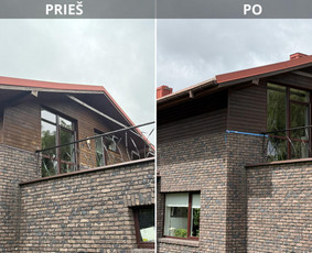 Fasadų apdaila, dažymas - Medinių namų dažymas &ndash; premium kokybė. - 4