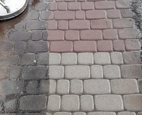Srautinis valymas - Profesionalus trinkelių, terasų ir fasadų plovimas - 1