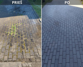 Srautinis valymas - Profesionalus trinkelių, terasų ir fasadų plovimas - 2