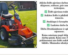 Vejos priežiūra, įrengimas - Žolės pjovimas - 1