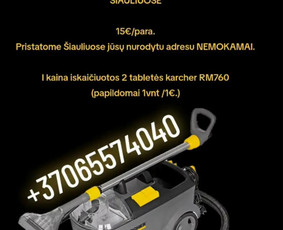 Įvairios technikos nuoma - Plaunančių siurblių Karcher Puzzi 10/1 nuoma &Scaron;iauliuose - 1