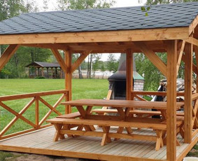 Medžio darbai, staliai - Vasarnamiai, pirtelės, medinis sandėliukas nuo 1000 Eur - 3