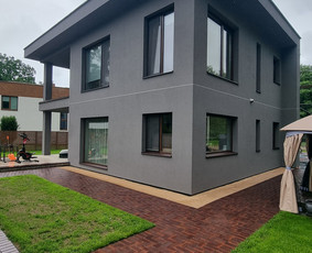 Fasadų apdaila, dažymas - Klinkerio klijavimas, visi fasado darbai, akmens kilimas - 3