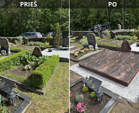 Kapų tvarkymas, priežiūra - Angelų vizija - kapų tvarkymas - 1