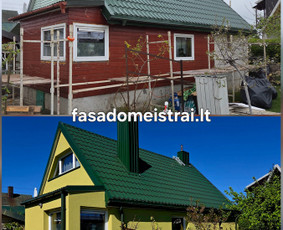 Statybos, apdaila - Fasadų &scaron;iltinimas ir apdaila. Klaipėda. - 2
