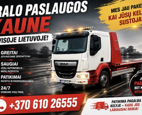 Techninė pagalba kelyje - Traliuko paslaugos Kaunas - 1