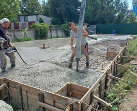 Betoninės tvoros - Бетонные работы - 4