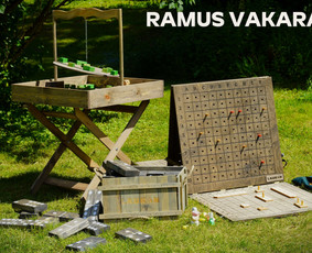 Pramogos vaikams - Medinių lauko ir vidaus žaidimų nuoma &scaron;ventėms ir renginiams - 1