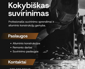Metalo gaminiai, suvirintojai - Aliuminio ir nerūdyjančio plieno suvirinimas - 2