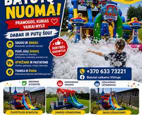 Batutų nuoma - Batuto nuoma Vilniuje - 1