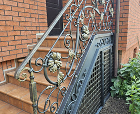 Metaliniai laiptai, gamyba - Brolių Kalvė - 4