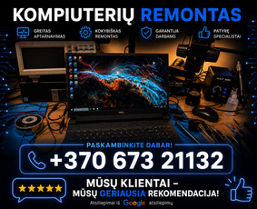 Kompiuterių remontas - Skubus kompiuterių remontas &ndash; Savanorių pr. 40, Vilnius - 1