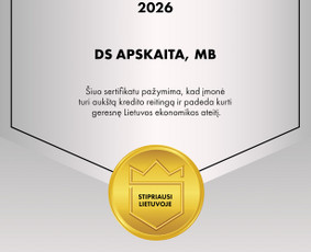 Buhalterinės apskaitos paslaugos - Buhalterinės paslaugos - 1
