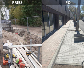 Trinkelių klojimas - Trinkelių klojimas Klaipėda, Palanga, Kretinga - 1