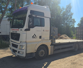 Dalinių krovinių pervežimas Lietuvoje - Tralas/platforma ik 16 T krovinių transportavimas - 1