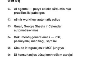 Dirbtinio intelekto sprendimai - Di automatizacijos, Ai agentai ir n8n sprendimai - 2