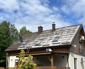 Fasadų apdaila, dažymas - Stogų, fasadų plovimas ir dažymas - 3