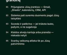 Procesų automatizavimo sprendimai - Di automatizacijos, Ai agentai ir n8n sprendimai - 3