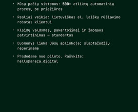 Di automatizacijos, Ai agentai ir n8n sprendimai / AI Merge Studio ltd / Darbų pavyzdys ID 4449630