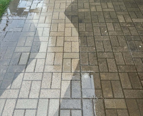 Aplinka, sodas - Trinkelių plovimas auk&scaron;tu slėgiu - 2