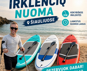 Irklenčių (SUP) nuoma - Irklenčių nuoma &Scaron;iauliai - 1