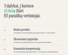 ES paramos projektų rengimas ir administravimas - Verslo projektų ir paskolų rengimas - 2
