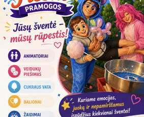 Renginiai, &scaron;ventės - "Fiesta Pramogos" animatoriai - 1