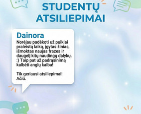Anglų kalbos kursai - Nuotolinės anglų kalbos pamokos - 1