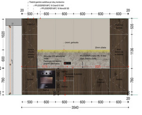 Techninis buto projektas+Virtuvės projektas
