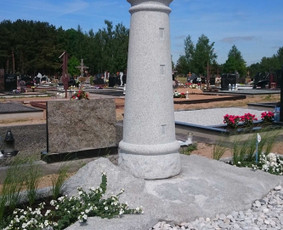 Kapų tvarkymas, priežiūra - Raidžių kalimas ir graviravimas, kapaviečių projektavimas - 1