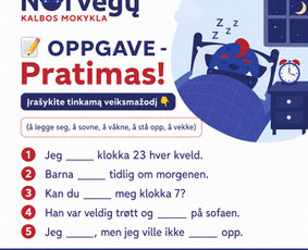 Norvegų kalbos kursai, pamokos - Norvegų kalbos mokymai, kursai, vertimai, tekstų kūrimas - 2