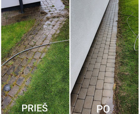 Valymo paslaugos - Trinkelių, Tvorų, Terasų Valymas Ir Priežiūra - 1