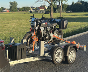 Renginiai, &scaron;ventės - Nuomojama motociklų priekaba Temared Moto3 Premium, lingine - 4
