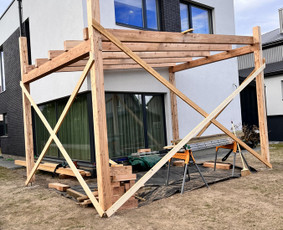 Statybos, apdaila - Stogų darbai ir karkasiniai statiniai iki 100 m&sup2; - 2