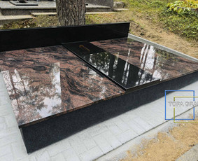 Paminklai kapams, antkapiai - Topa Granit - granito plok&scaron;tės kapams, paminklai - 2