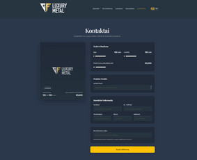 Internetinių svetainių, tinklapių, el. parduotuvių kūrimas / Laurynas Nomeika / Darbų pavyzdys ID 4455272