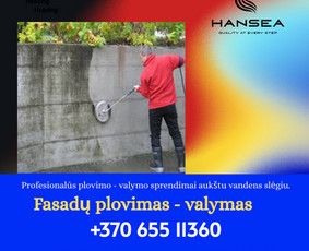 Srautinis valymas - Trinkelių, fasadų, stogų plovimas, impregnavimas - 4