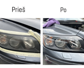 Žibintų poliravimas - Automobilių valymas, poliravimas, keramikinės dangos. - 1