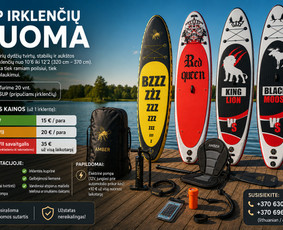Įvairios technikos nuoma - Irklenčių nuoma Klaipėdoje - 1