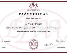 Mažoms įmonėms – aiški kaina / MB Tvarkau apskaitą / Darbų pavyzdys ID 4456648