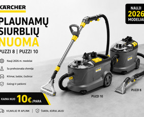 Įvairios technikos nuoma - Plaunamo siurblio nuoma nuo 10e/para Vilniuje - 1