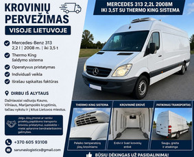 Kitos įvairios paslaugos - Krovinių pervežimas galima ir su &scaron;aldymo sistema thermo king - 1