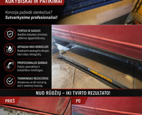 Kėbulo remontas - Slenksciu virinimas,kebulu remontas, - 1