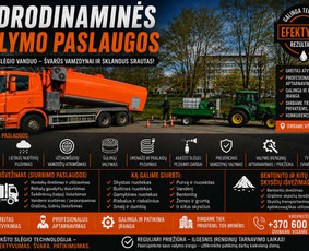 Statybos darbai - Nuotekos, vamzdynų plovimas, valymo įrenginių aptarnavimas - 1