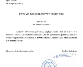 Teisinės paslaugos - Janulė, advokatų profesinė bendrija - 2