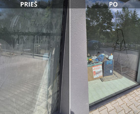 Langų valymas - Valymo spendimai privatiems ir verslo kllientams. - 2
