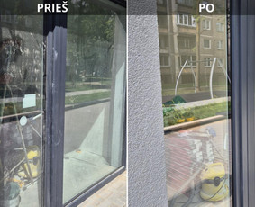 Langų valymas - Valymo spendimai privatiems ir verslo kllientams. - 1