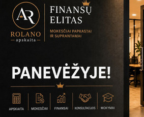 Buhalterinės apskaitos paslaugos - Jūsų finansų tvarka &ndash; mūsų prioritetas - 1